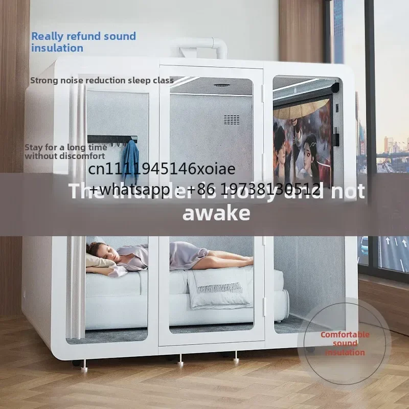 Soundproof sleeping compartment Home sleeping recording studio Mobile phone booth Silent cabin Drum piano