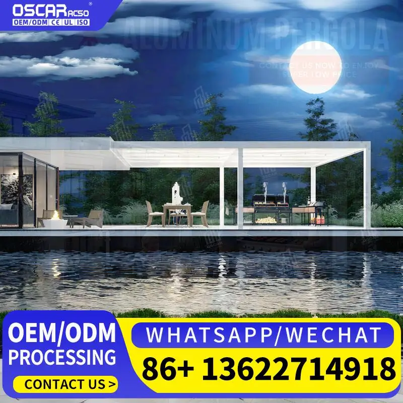 Wholesale Outdoor Aluminium Louvre Pergola Modern Bioclimatic 5x3 4x3 6x4 Size For Gardens Patios Balconies In European Countrie