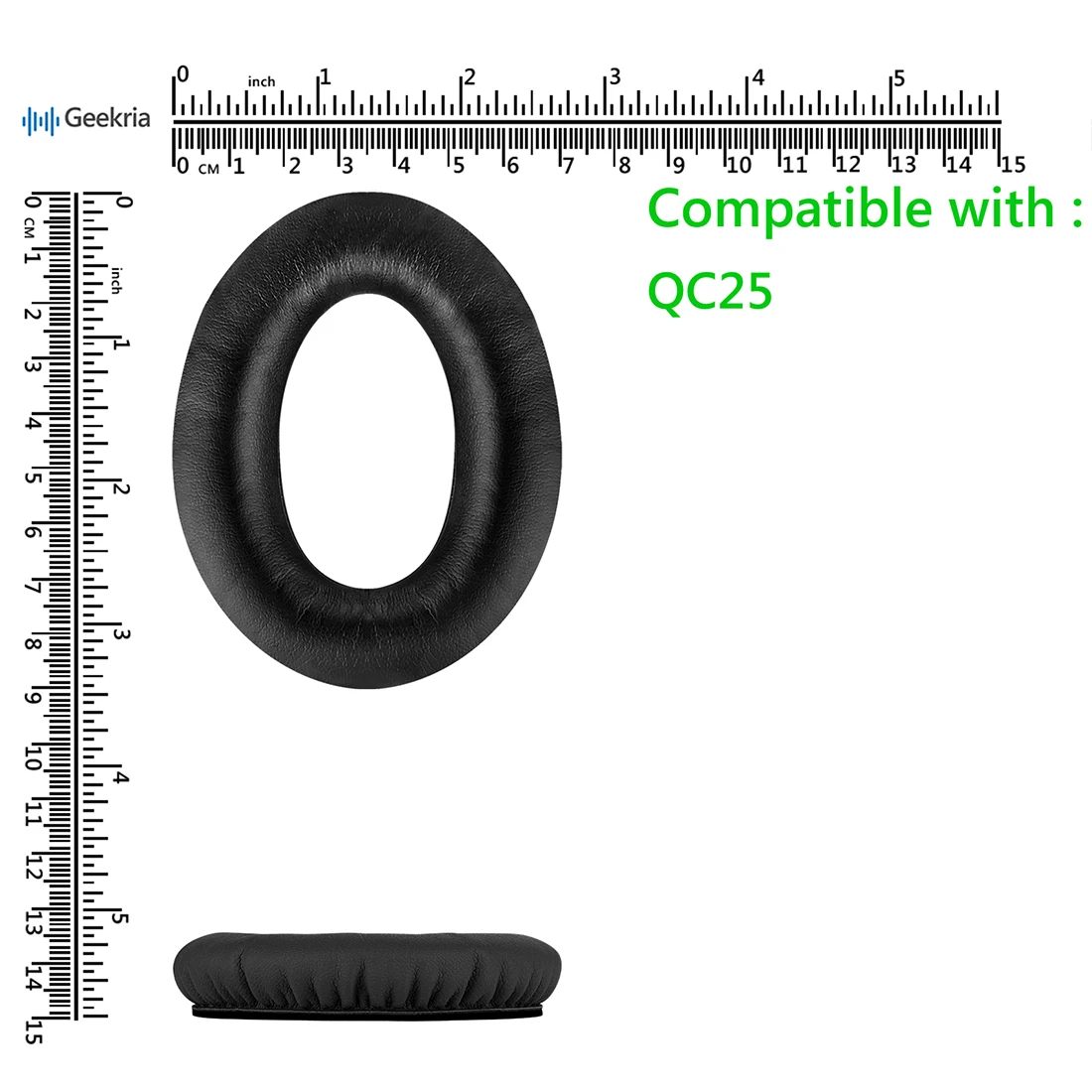 Сменные амбушюры Geekria QuickFit для наушников Bose QuietComfort 25, QC25, SoundLink вокруг наушников, амбушюры