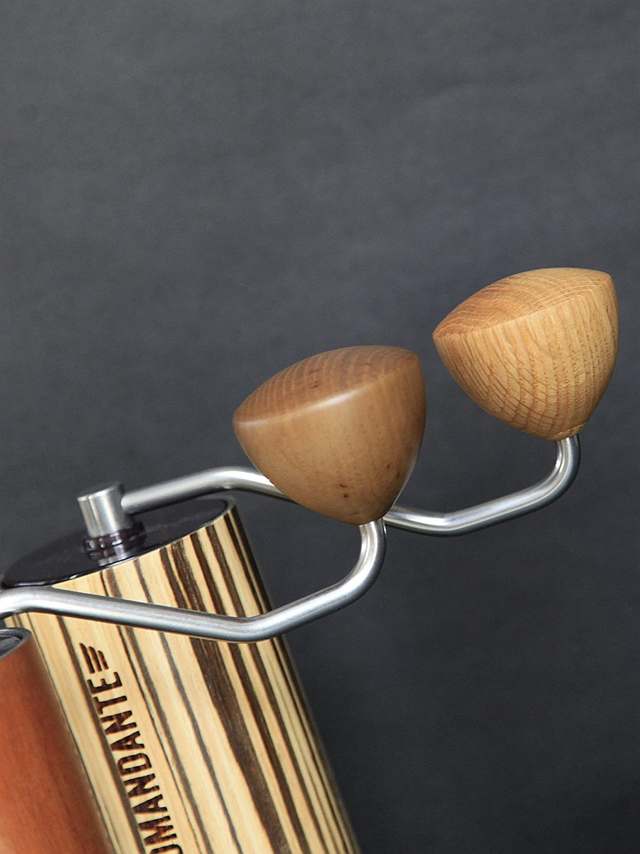Hand-Cranked Coffee Bean inder MK3 Universal Accories  Wood Oak Ball Head Handle ed Oak Color Hand-Cranked Mill