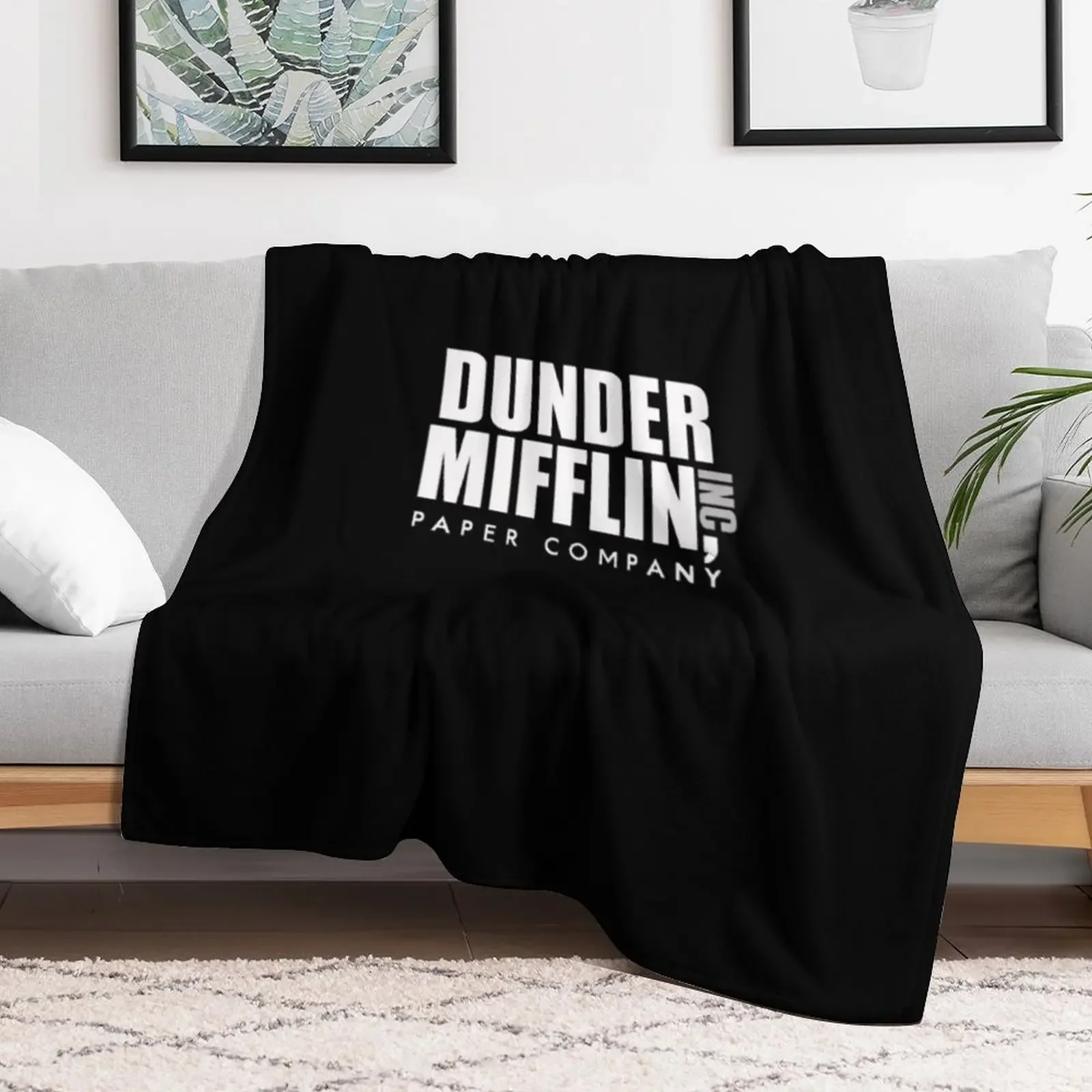 Dunder Mifflin Paper Company Throw Blanket Comforter Luxury Throw Blankets