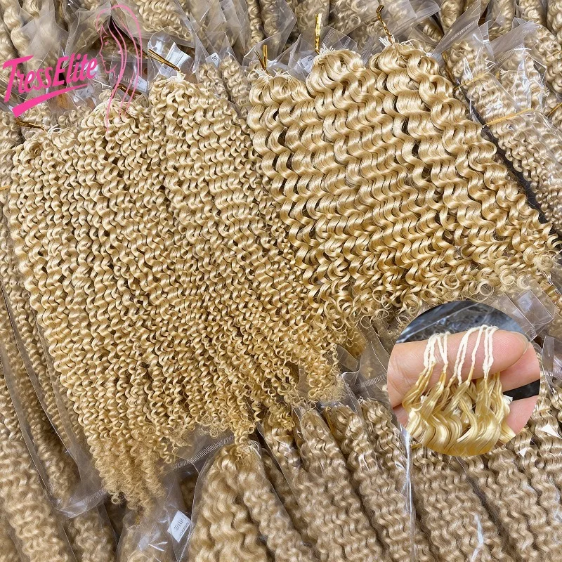 

Высокое качество 613 # Волосы для плетения DeepWave KinkyCurly, 14-24 дюйма, натуральные, для крючкового плетения, 1 шт./50 г/100 г, полностью ручное плетение для женщин