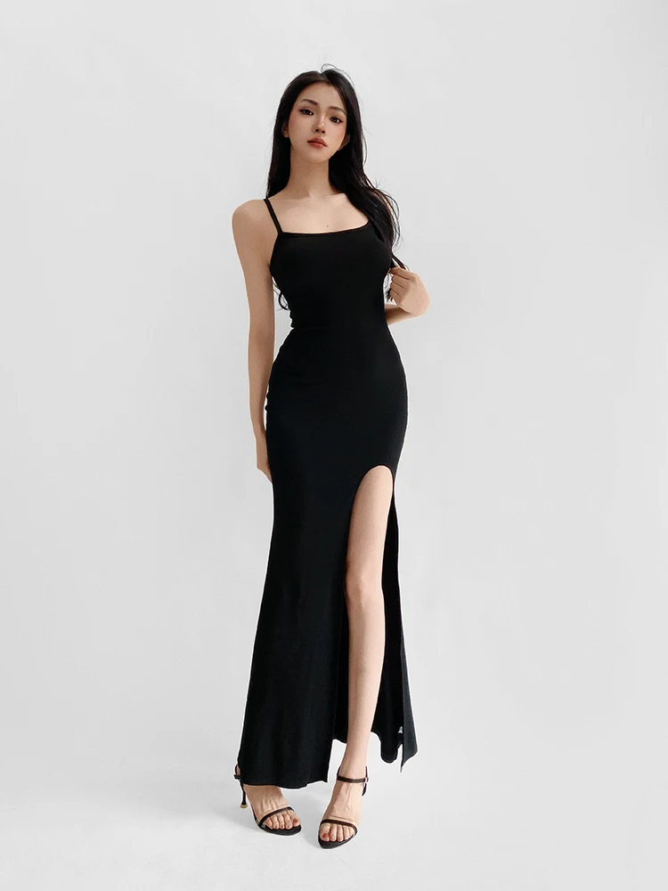 

Сексуальная облегающая юбка Spicy Girl с ремешком Ba с разрезом и длинным хвостом для весенне-летнего сезона U Neline No Sve Women'...