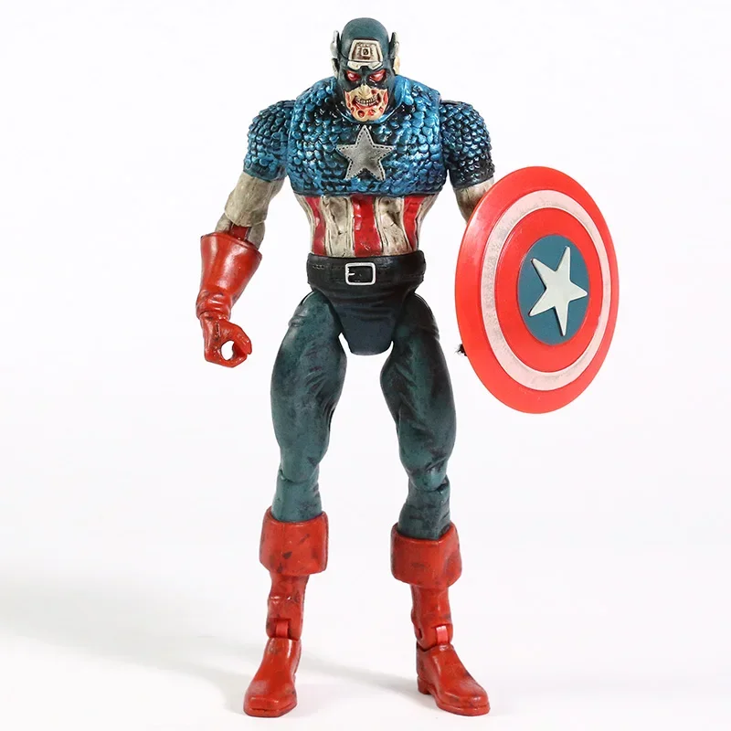 Marvel Select Zombie Captain America Spiderman Action Figure Loose