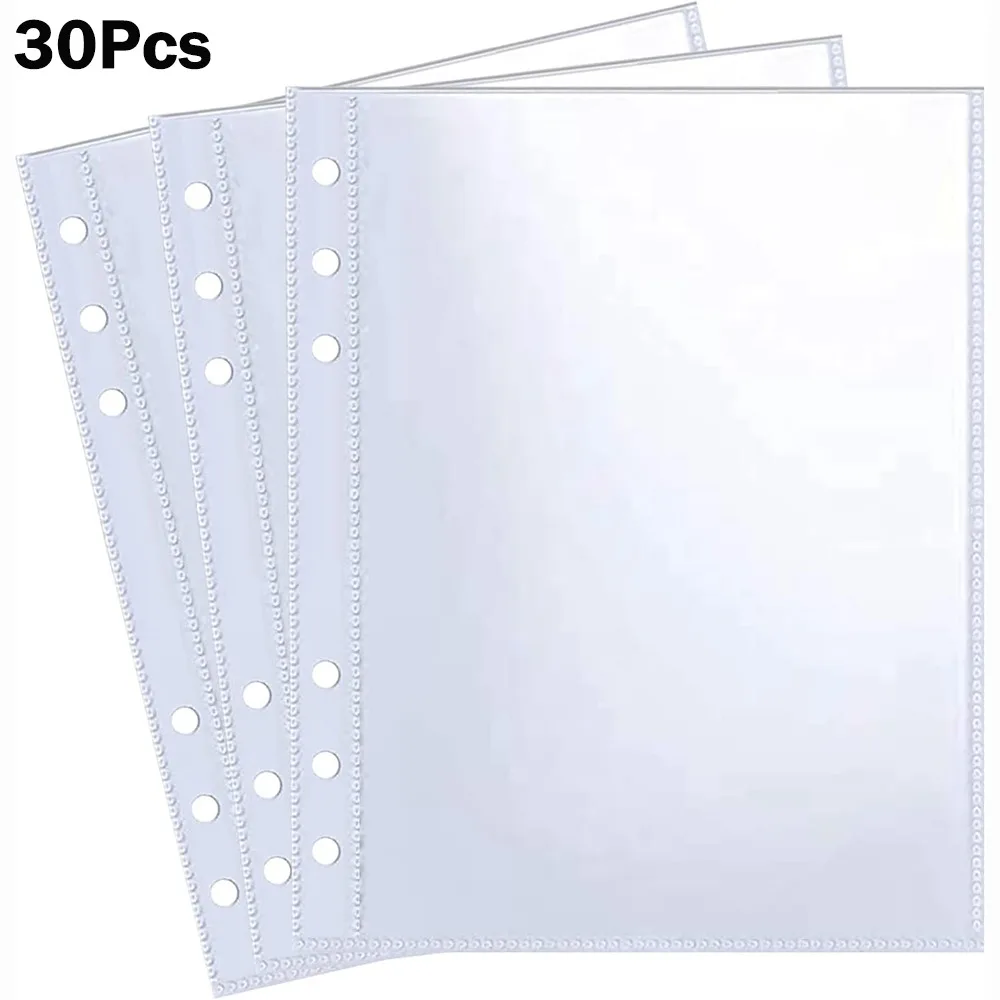 Kpop Photocard Binder 6 Ring Photocard Sleeves A5 Size Multi-Pockets Photocard Binder Photo Album Page