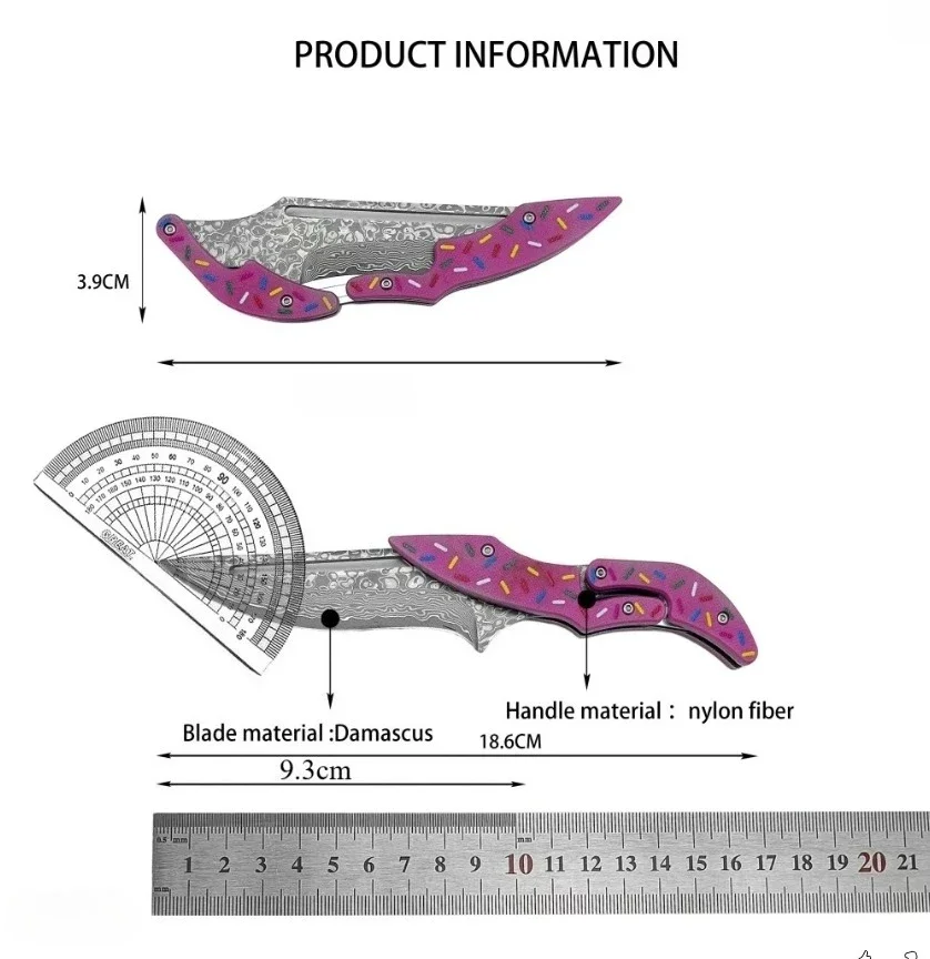 Damasco aço de alta qualidade faca dobrável g10 lidar com ao ar livre portátil bolso faca acampamento caminhadas resgate expedição selva ferramenta