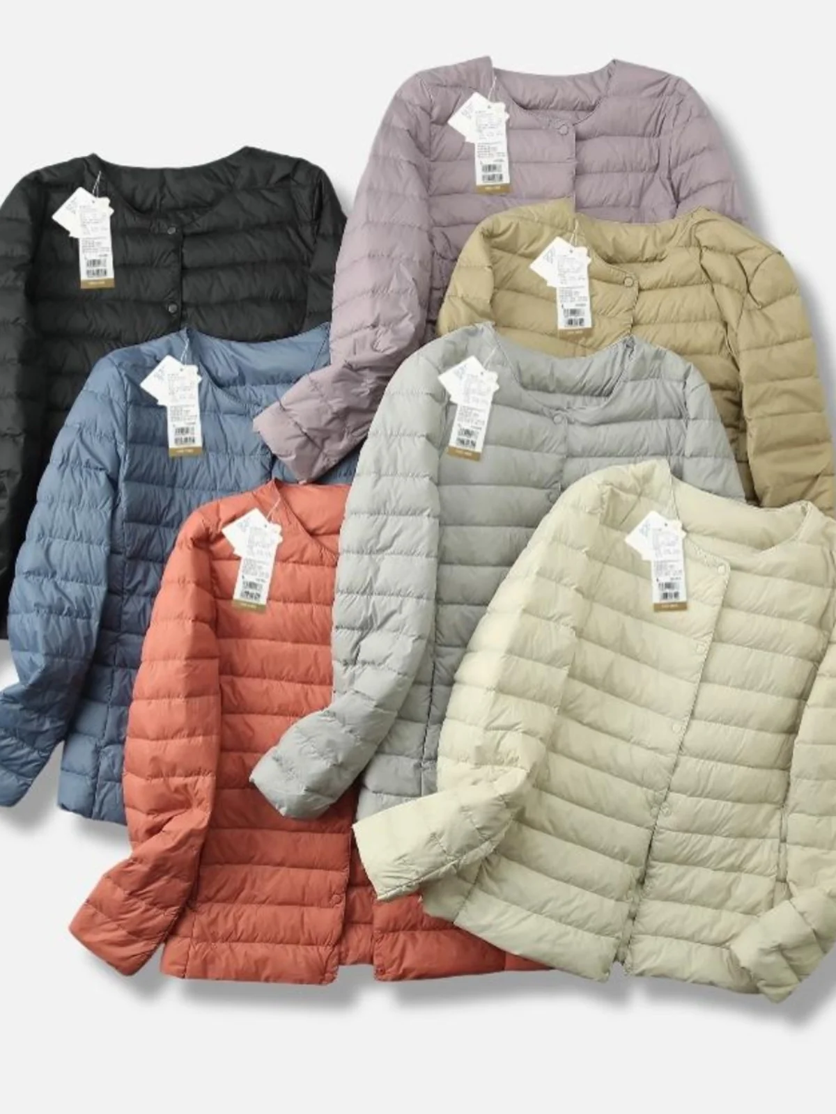 

Rare Women's Sle! Store 599! 90 Du Down! Lightweight Faionable Autumn Winter New Arrival Ladies' Collarl Jaet