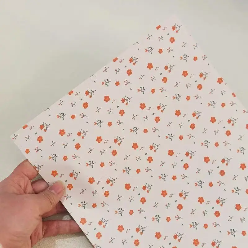 2 stks Miniatuur simulatie Chinese-retro poppenhuis interieur muursticker Model Vloer zelfklevende stickers diy handgemaakt materiaal