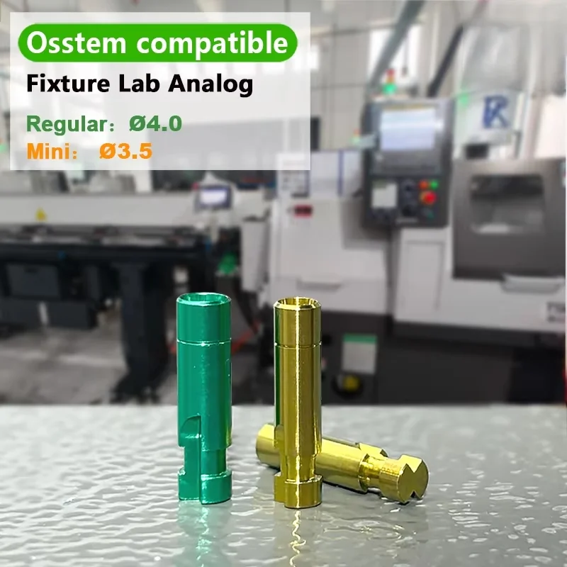 OSSTEM TS Hiossen Compatible Mini Lab Analog Regular Dentistry Implant Fixture Gypsum Analog for Dental Metals & Metal Products