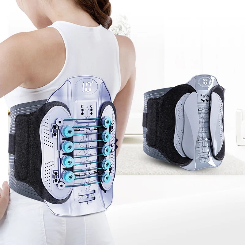 Medical Lumbar Support Belt for Pain Relief, A New Type of Analgesic Orthopedic Back Traction Spinal Support Belt