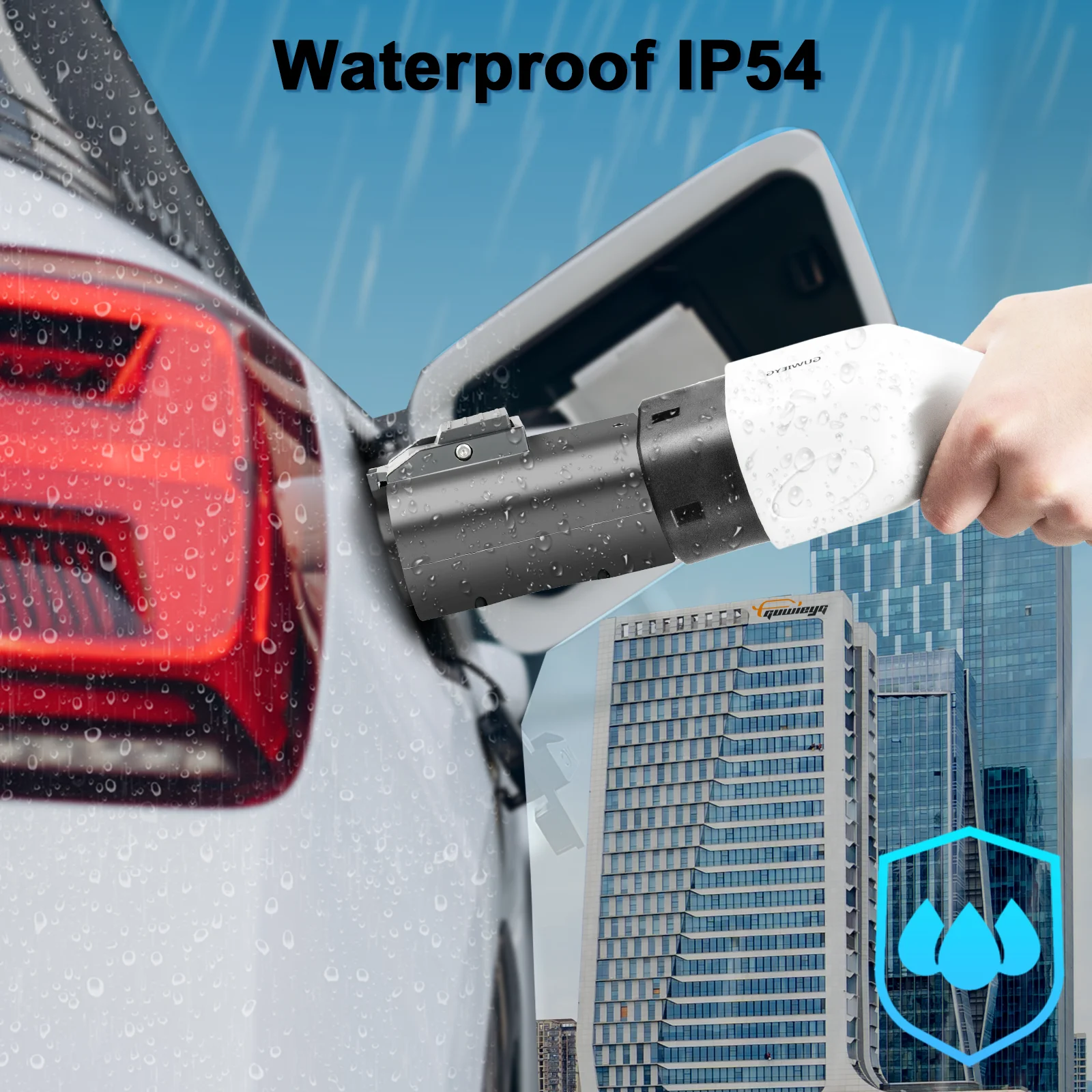 중국 자동차용 EV 충전기 어댑터, 타입 2 to GBT, 중국 표준 전기차 컨버터, 타입 2 to GBT, 32A, 7.2, 22KW