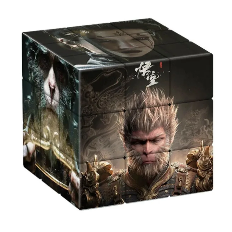 Black Myth Wukong Puzzle Toy pour enfants, 3 étapes, motif exquis complet, entourant les instituts créatifs, souligné, même jeu, cadeau unisexe