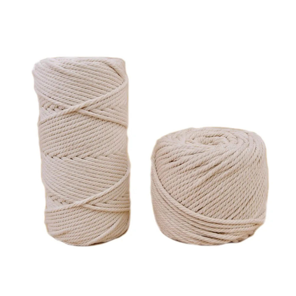 

1Pcs Natural Cotton Rope 10000x0.5cm Beige Soft Durable DIY Woven Craft Material for Macrame Projects Home Decoration