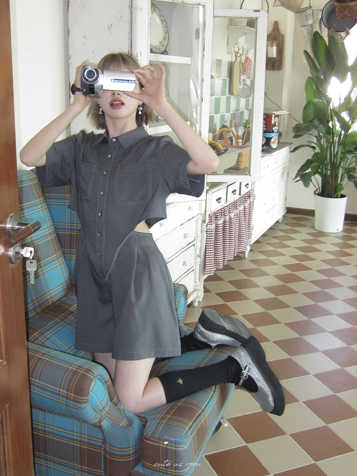 

Женский повседневный комбинезон Iron Ey с высокой талией, ажурным дизайном, удобный, из полиэстера, для повседневной носки, летняя коллекция