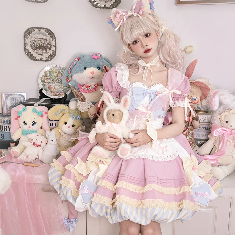 Japanse Sweet Lolita Op Dress Women Elegante Gothic Prinses Feestjurken Met Lange Mouwen Victorian Girly Harajuku Kawaii Vestidos