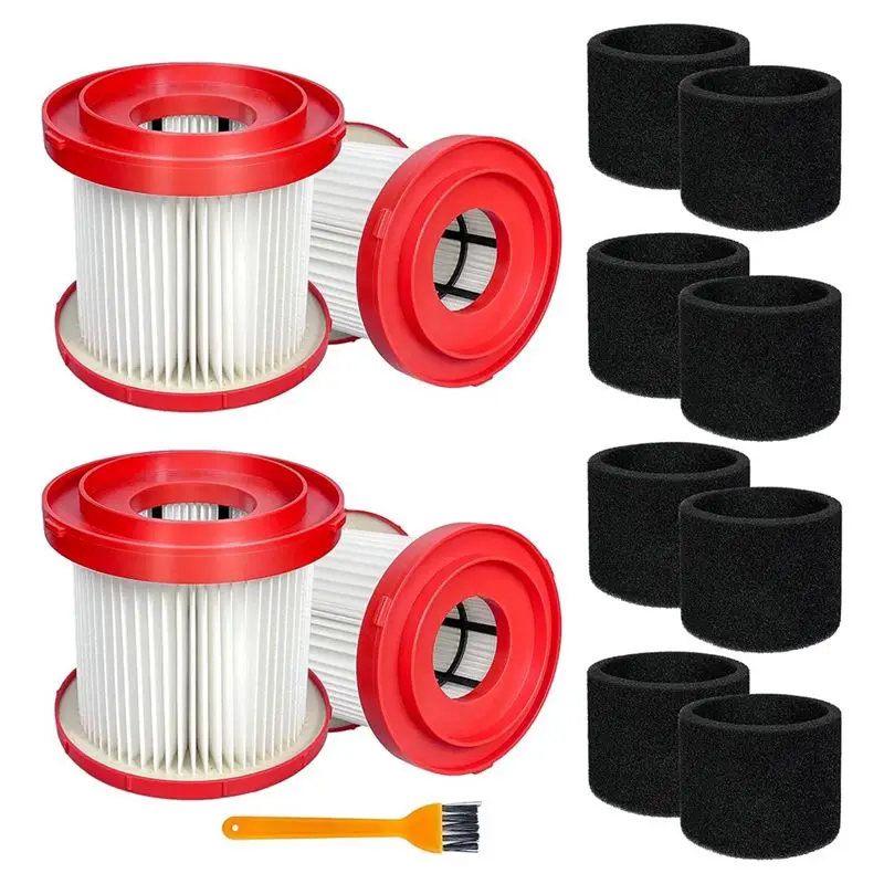 

M02K-For Cordless M18 Vacuum HEPA Filter SET 4-Pack-Models 49-90-1900 Для моделей 0780-20 0880-20