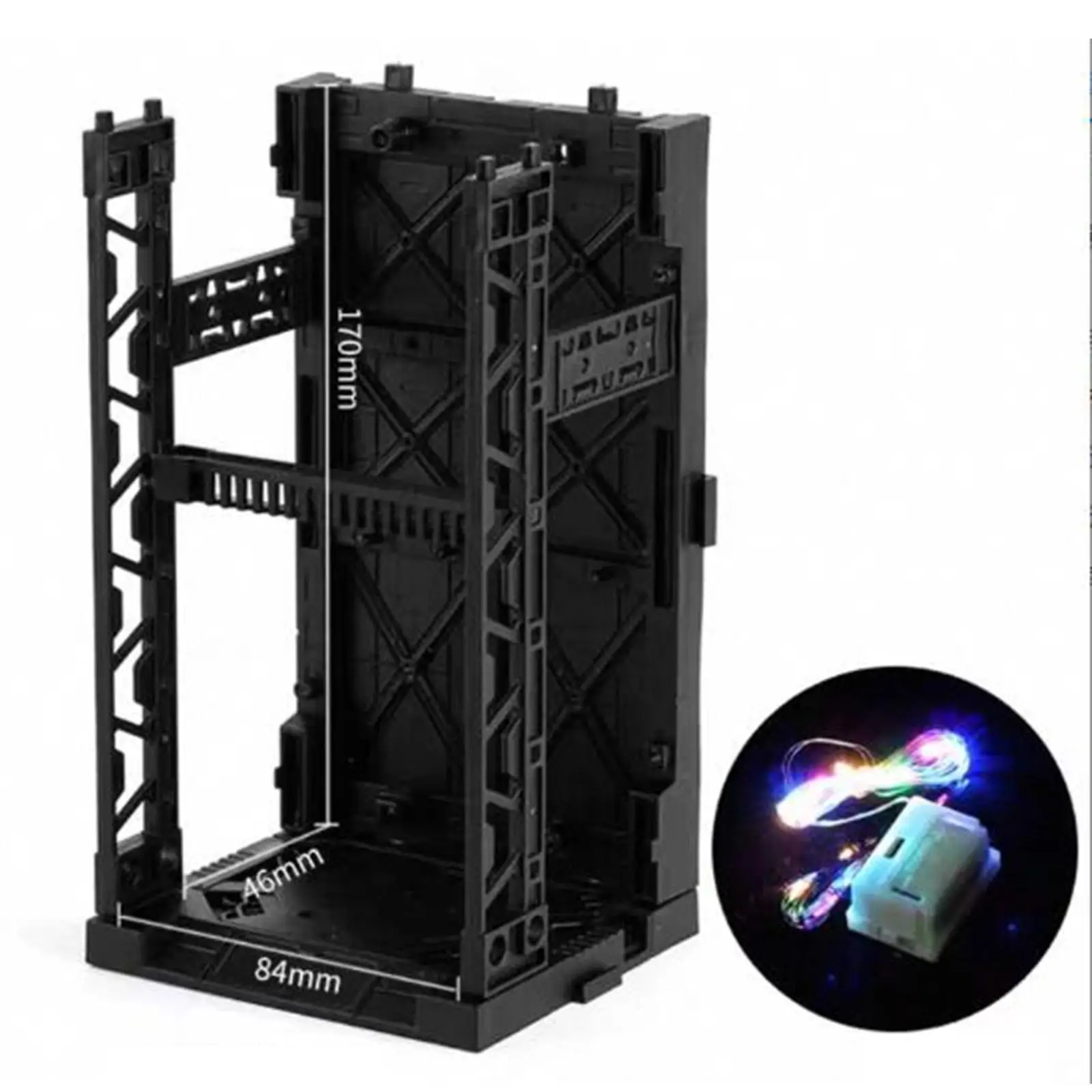 Interlocking Display Base Lightweight Birthday Gift Cartoon Character Storage Box Action Figure Stand Model Kit Display Stand