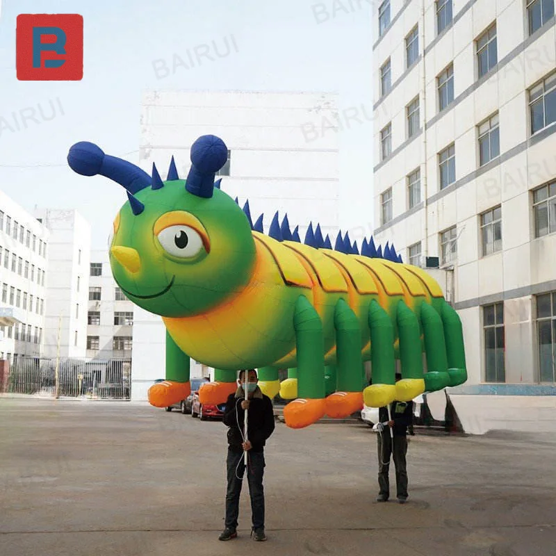 

Inflatable caterpillar, animal-shaped inflatable model, hand-held style, decoration props for outdoor shopping malls and squares