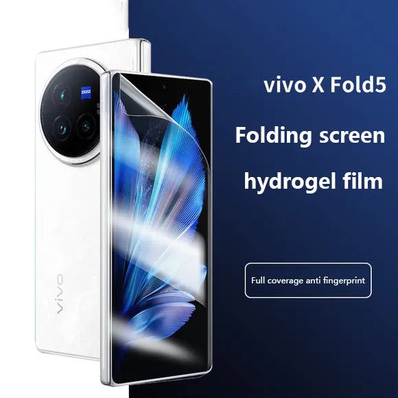 

Ультратонкая прозрачная гидрогелевая пленка для Vivo X Fold5 Fold 5 Fold3 Pro Fold 3 Pro 5G, гидрогелевая пленка с защитой от отпечатков пальцев, полное покрытие, не стекло