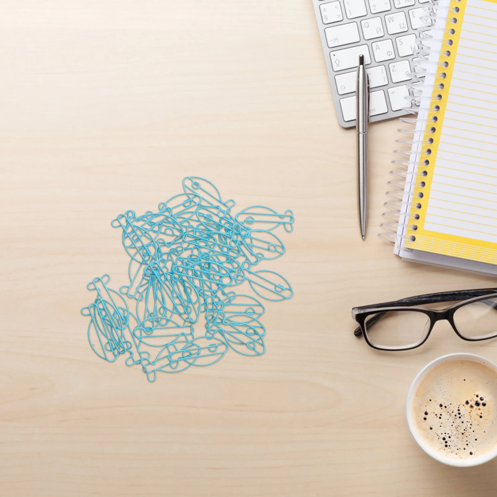 30 graffette a forma di pesce, clip creative in metallo, documenti per ufficio, scuola, casa, graffette per animali carini decorative