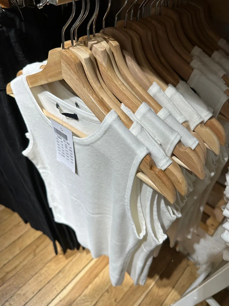 Vintage Solid Basic Knitted Tank Tops Summer Round Neck Soft Cotton Sleeveless Vests Tees Women Harajuku Simple Casual Tops Y2k