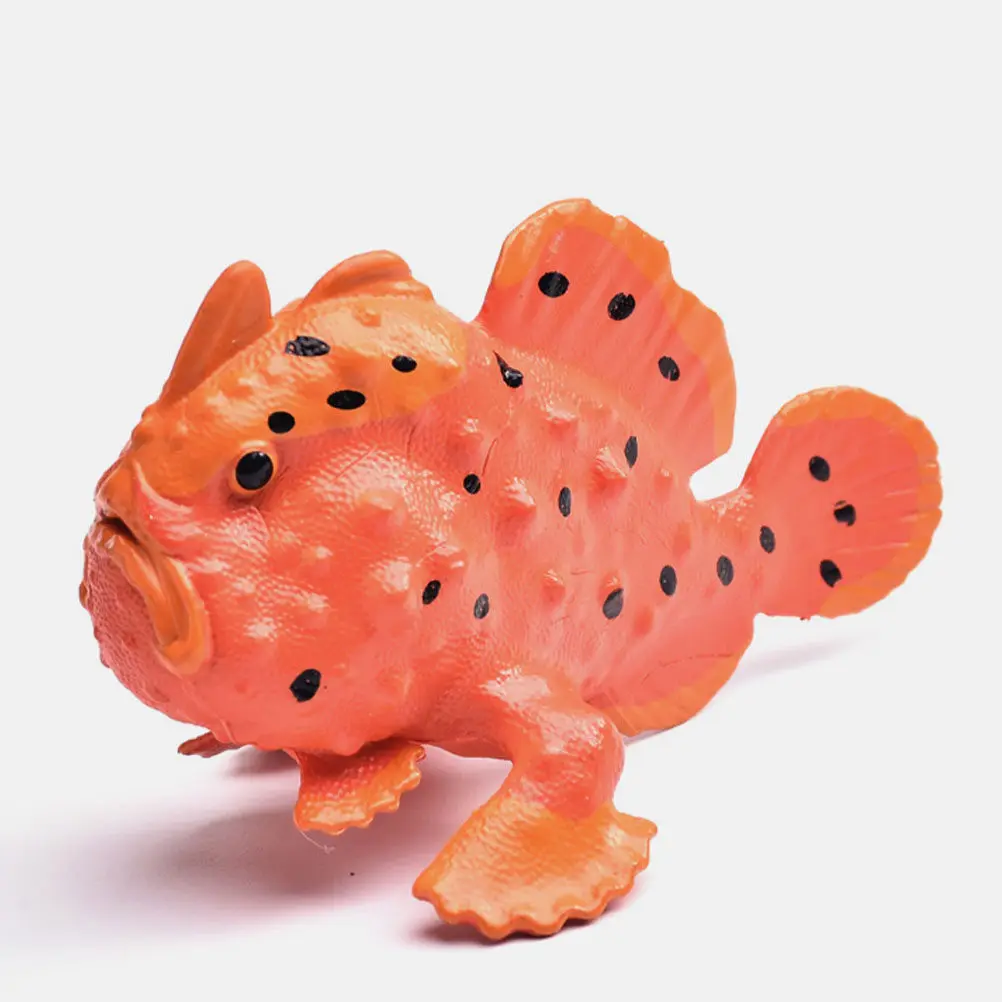 

Simulated Stone Fish Plastic Sea Animal Statue Durable Decoration for Home Balcony Educational Desktop Display