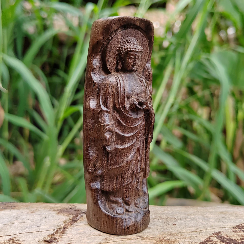 나무 불상 장식품, 동양 선(禪) 스타일의 가정 장식, - Zen Woodworking 리뷰 및 가격