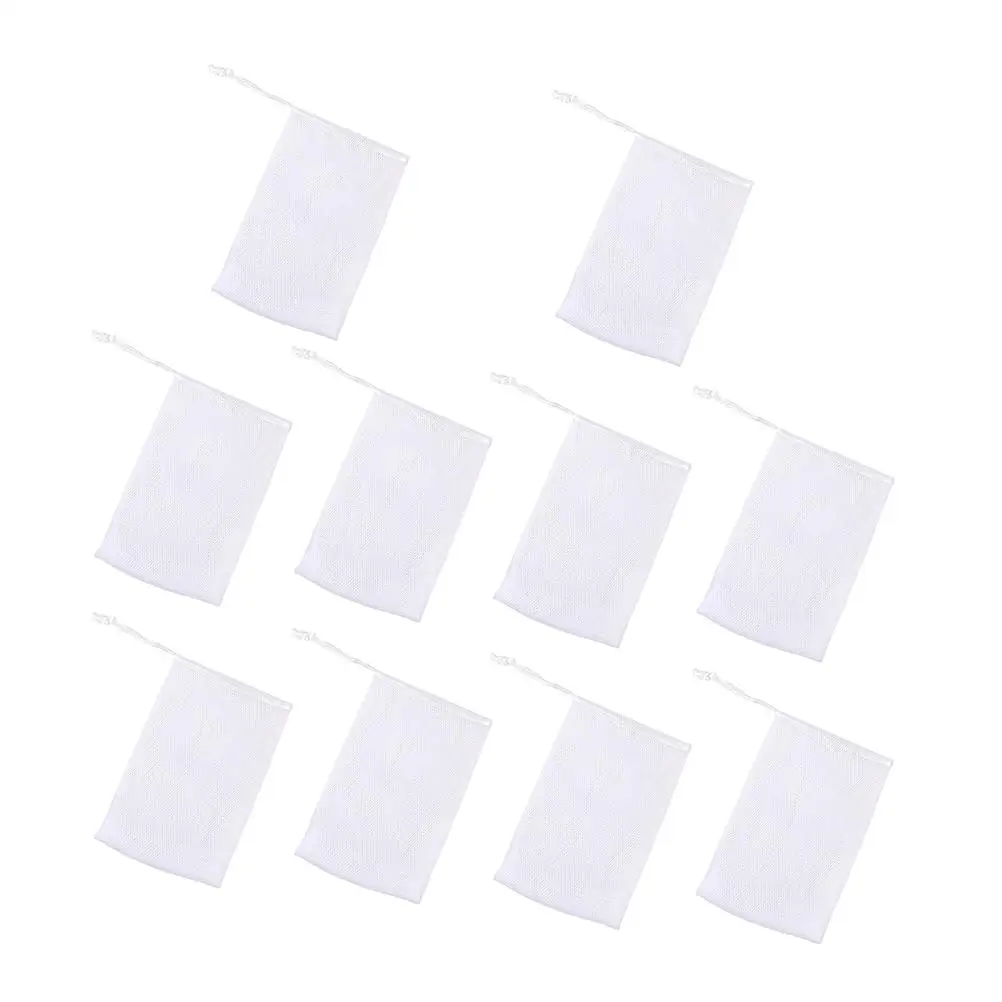 

10 шт. сетка, пенящаяся сетка, очищающая мыльница ручной работы, туалетные принадлежности для душа