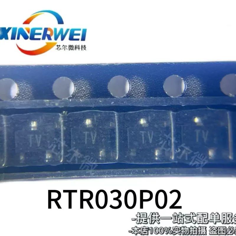 10-100pcs original RTR030P02TL SOT23 silk screen TV transistor field-effect transistor RTR030P02TL