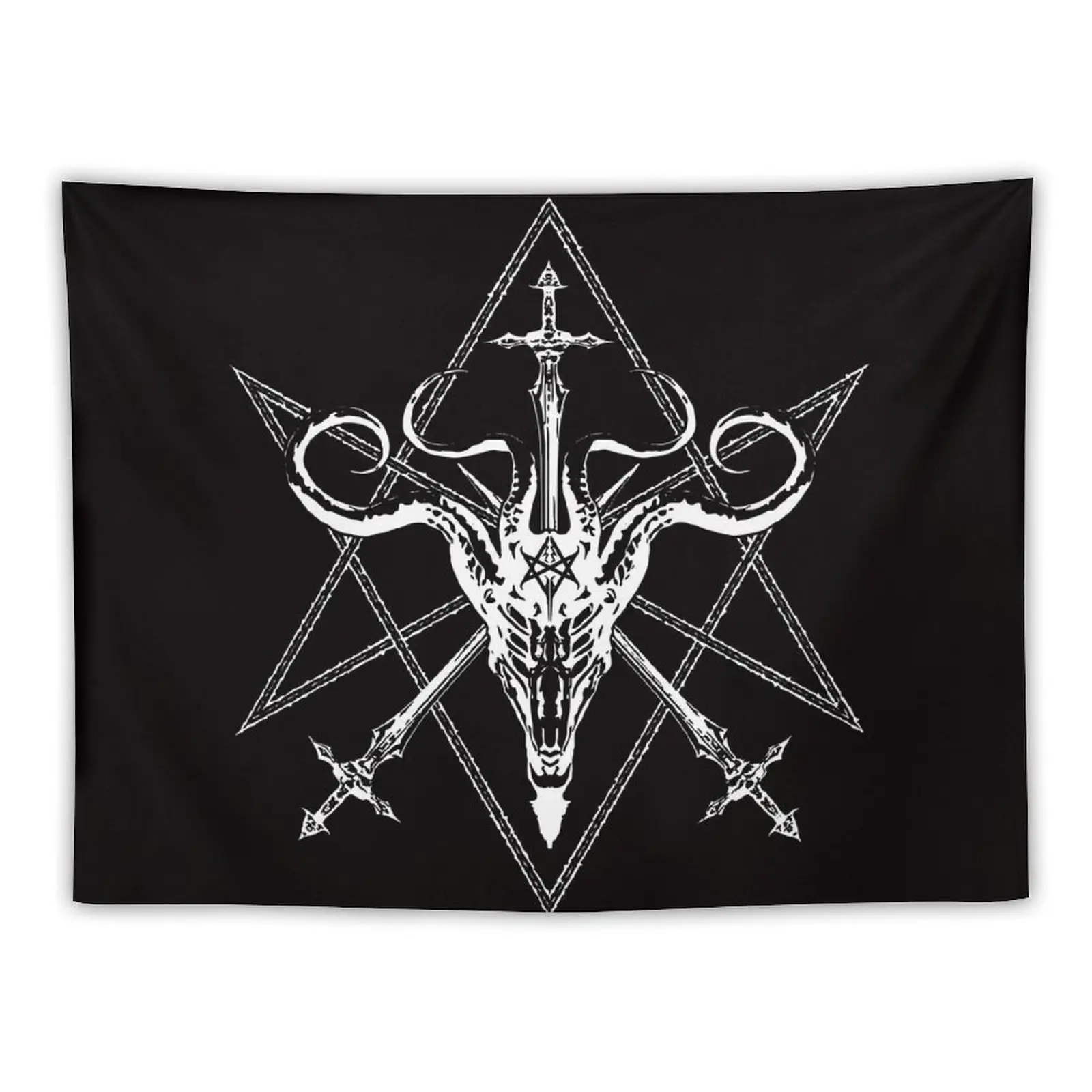 

Hermetic Skull Tapestry Decoration Room Home Decor Accessories Decoration Aesthetic Things To The Room Tapestry