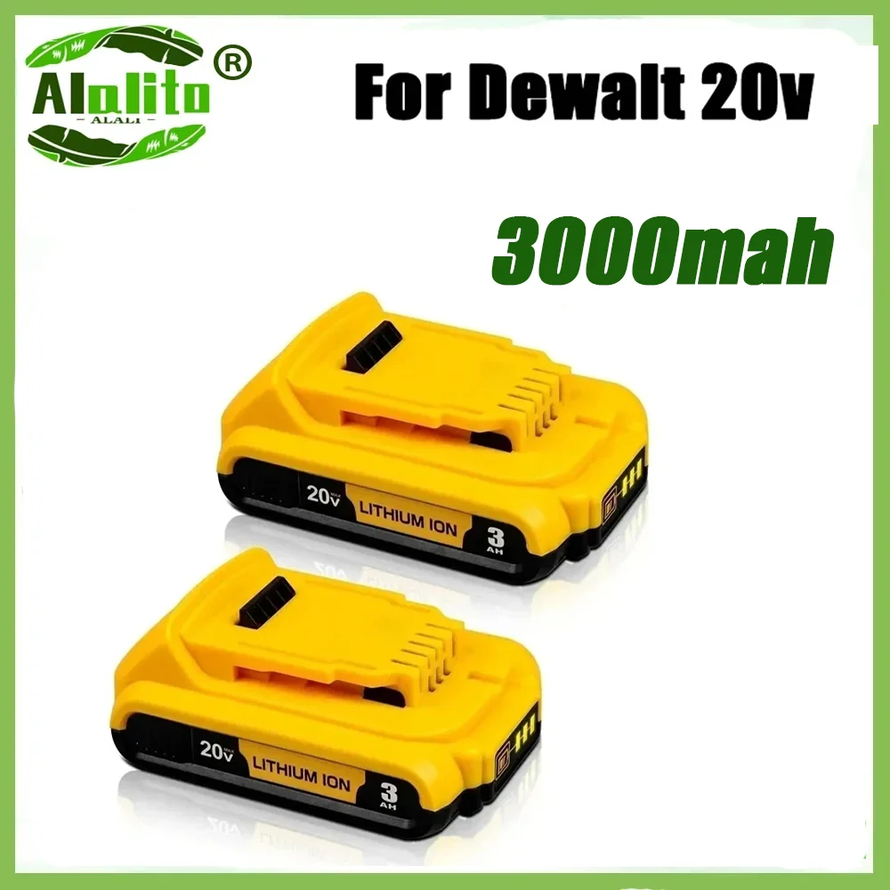 

3000mAh 20V Baterry For Dewalt DCB200 Replacement Battery DCB200 DCB101 DCB115 Power Tool Baterry For Dewalt Li-ion Batteries