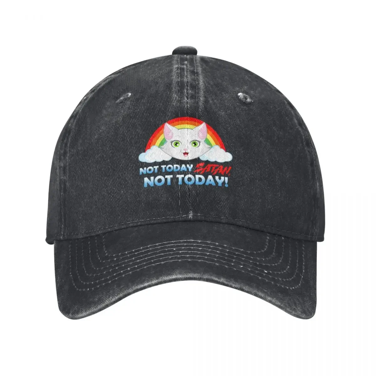 Not Today Satan, Not Today Baseball Cap Christmas Hat Brand Man cap Luxury Hat Caps Women Men's