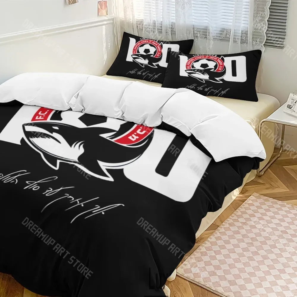 3D Print Hapoel Haifa Bedding Set Twin Queen King Full Size Duvet Cover Pillowcase Bed boys girls Adult Home Textiles