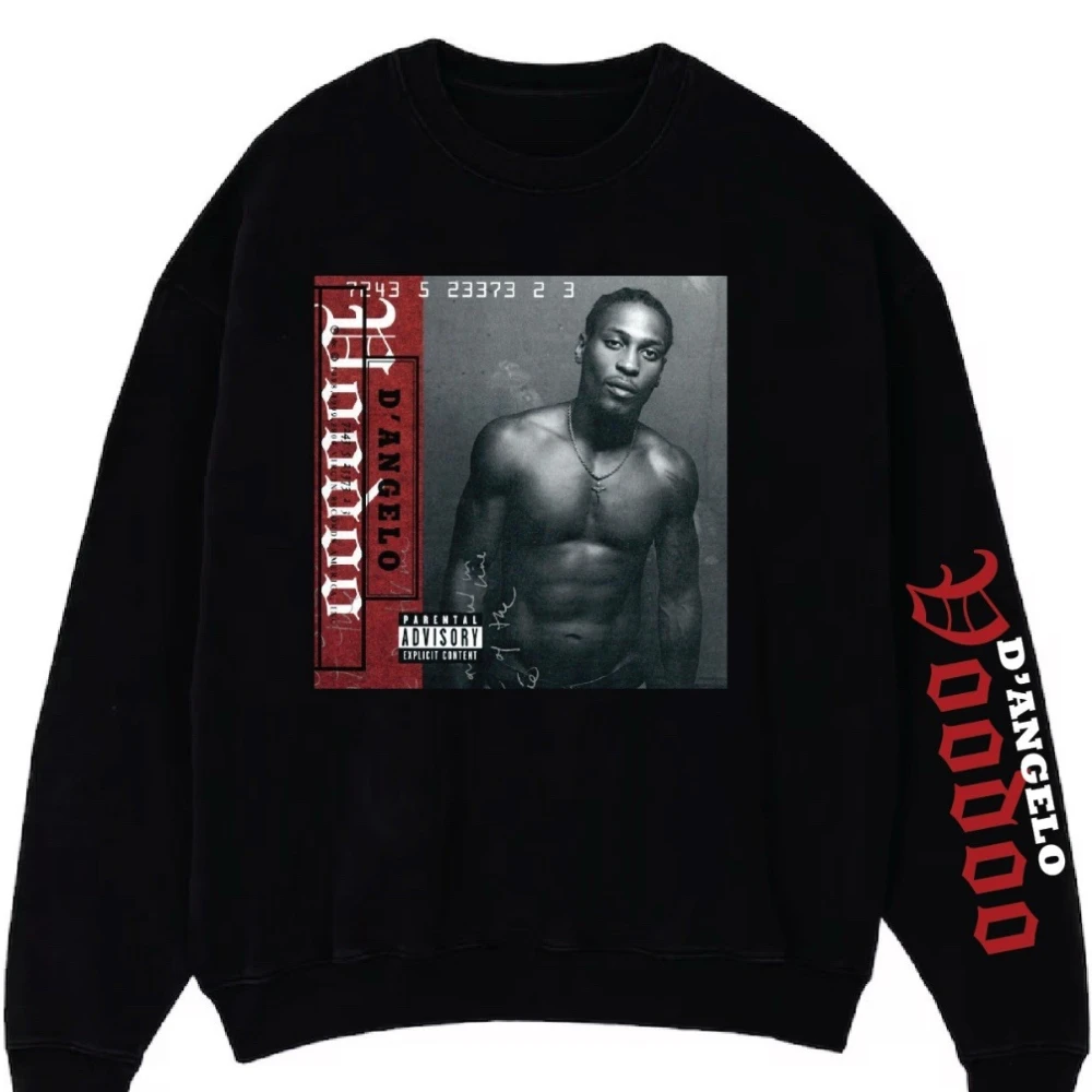 RIP تحية D'Angelo سأفتقد دائمًا. البني السكر الرجال النساء ملابس طويلة الأكمام الخريف هوديي مجموعة الرجال الملابس #6