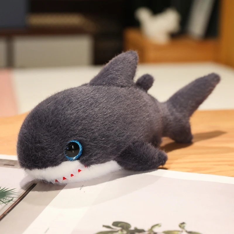 1szt Kawaii Sea Animals Pluszowa zabawka Miękki wypchany żółw morski Wieloryb Ośmiornica Ryba Rekin Lalka Śliczny prezent świąteczny dla dzieci