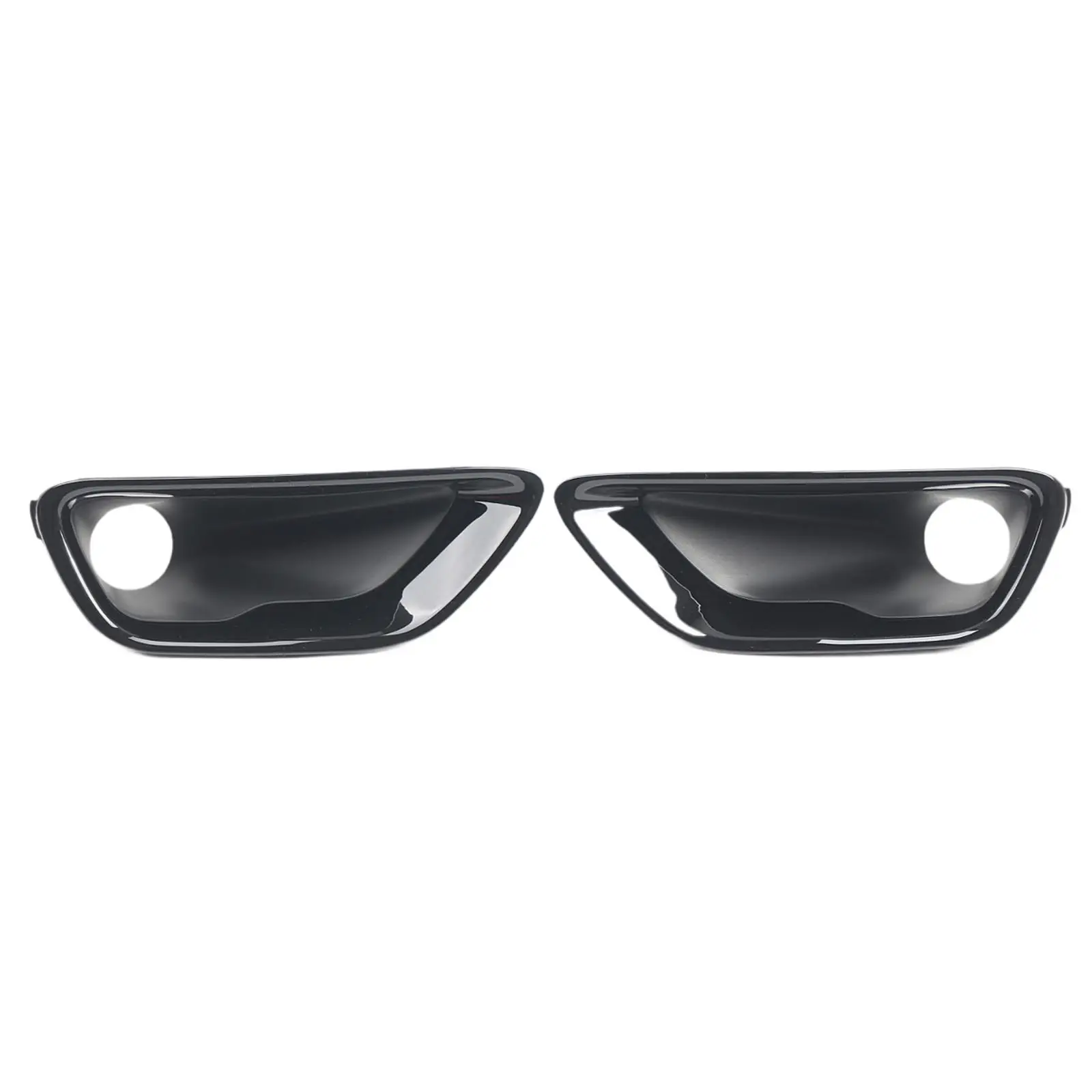 

2Pcs Fog Light Cover Lamp Bezel 68261710AA Sturdy for Jeep 2016-2021