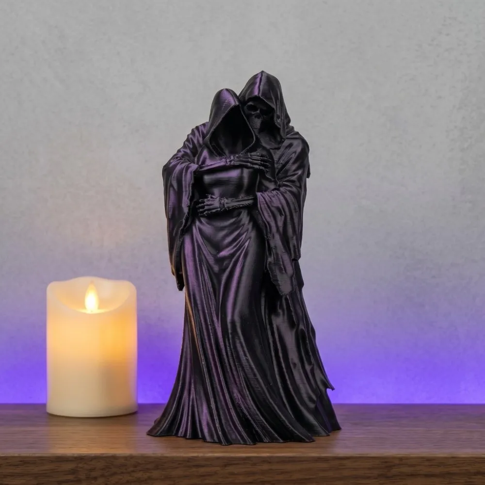Embracing Posture Gothic Decoration 3D Printed Retro Skeleton Model Decoration Dark Style Home Decor Crafts Bedroom Decor