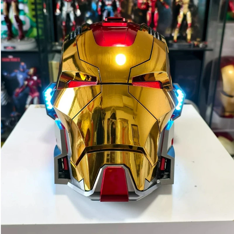 helmet iron man aliexpress Iron-Man MK5 Silver Motorized Cosplay Helmet, Voice, Touch & Remote Control Iron-Man MK5 Silver Motorized Cosplay