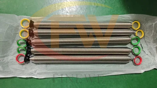 Imagen 2 del producto Resorte reformador de Pilates, accesorios para equipos de Pilates, resortes de tensión de acero, alambre musical, 5 uds.