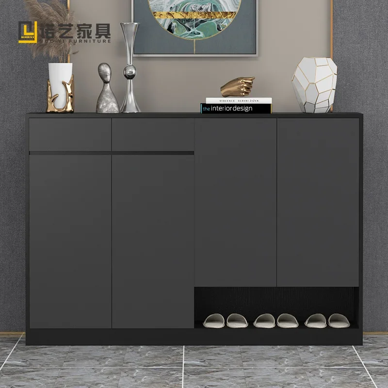 Shoe cabinet Home door Large capacity porch storage locker Storage cabinet Integrated simple modern multi-functional shoe rack