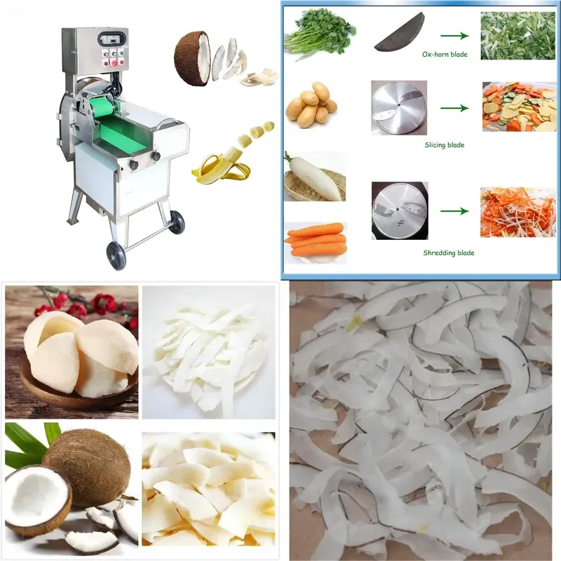 for FC-305 Coconut Banana Carrot Slicer Vegetable Fruit Cutter Potato Chip Slicer Kitchen Gadget Manual Food Chopper