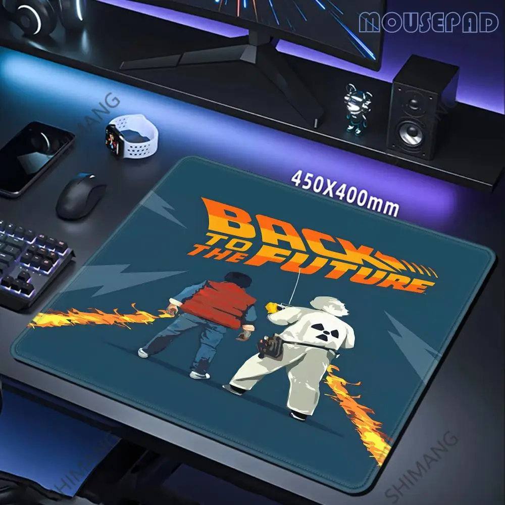 Back To The Future Mouse Pad Offices Accessories Gaming Small Mousepad Desk Mat Office Rug Gamer Mats Anime Gadgets Computer Mau