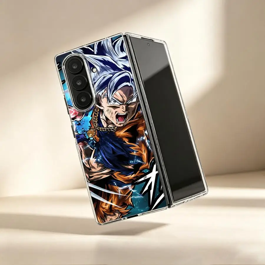 D-Dragon Ball Goku Case for Samsung Galaxy Z Fold 8 Ultra ZFold7 Z Fold 7 6 5 4 3 ZFold4 ZFold6 ZFold3 ZFold5 Phone Funda