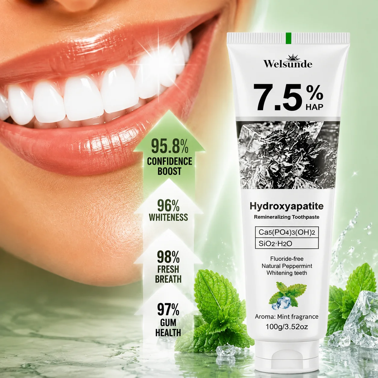 1/3個入り 9Dホワイトハイドロキシアパタイト再石灰化歯磨 - Teeth Whitening Promotion のレビューと価格