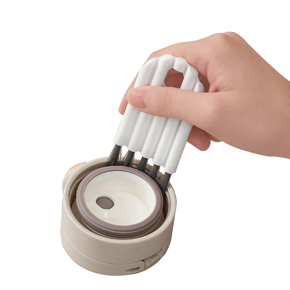 Гибкая компьютерная деталь, многофункциональная щетка с зазором, бытовая щетка с мягкой щетиной для чистки бутылки для кормления, щетка для крышки