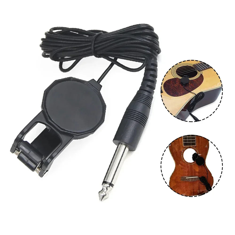 1pc Acoustic Guitar Pickup For Acoustic Guitars Violin Ukulele Sound Pickup Transducer Guitar Pickup Clips Accessories