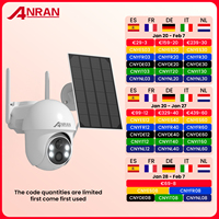 ANRAN 2K Outdoor Solar Camera PTZ 5MP Wireless Wifi Battery Security Cameras Home Protection PIR Humanoid Detect Night Vision