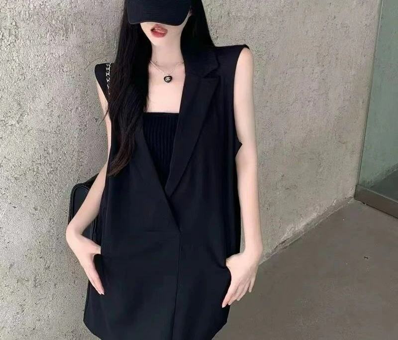 

Suit Dress Women's Summer 2026 New Temperament High-end Black Skirt