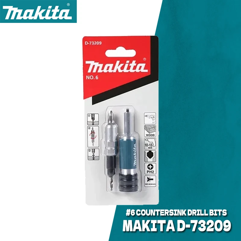 Imagem -03 - Makita-acessórios de Broca Multifuncionais Countersink Drive Bit Combinação Batch D73209 D-73215 D-73221 10