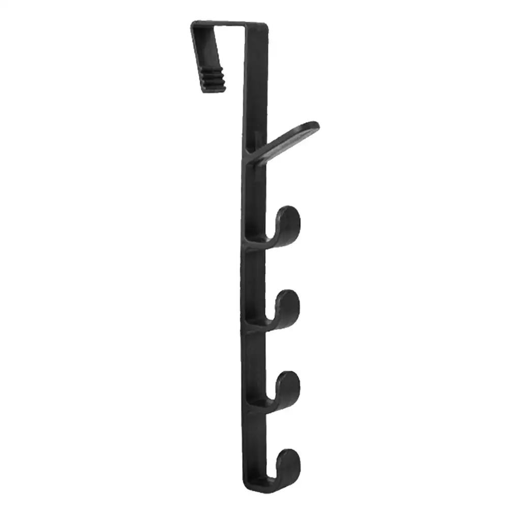 Bedroom Door Hanger Clothes Hanging Rack Over The Door Purse Holder 5 Hooks For Bag Rails Ithout Drilling Storage Rack M4b5
